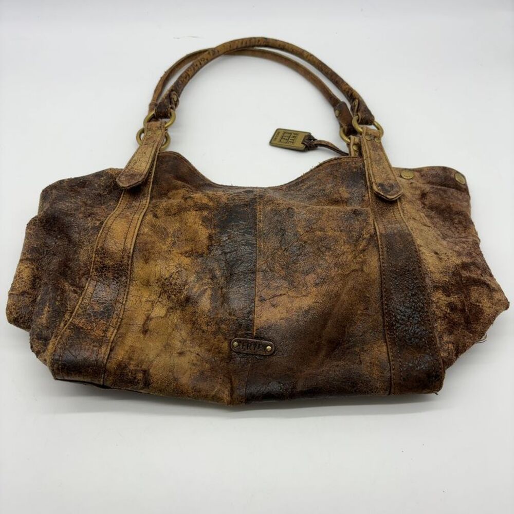 Frye Leather Studded Shoulder Tote